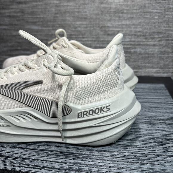 Brooks Womens Glycerin Max 1204361B208 Beige Running Shoes Sneakers Size 7.5 - Picture 2 of 16
